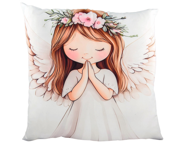 Poduszka z Aniołkiem Akwarela