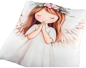 Poduszka z Aniołkiem Akwarela