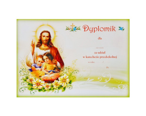 Dyplom Ukończenia Katechezy Przedszkolnej Jezus