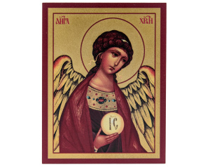 Obrazek z Ikoną Anioła Stróża 10 x 15 cm