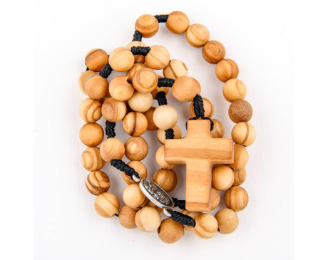 Różaniec drewniany oliwny