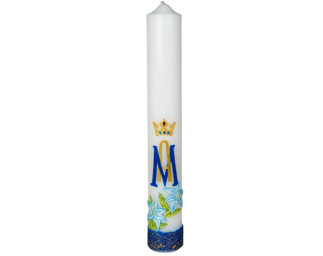 Świeca roratnia parafinowa z aplikacją 50 cm