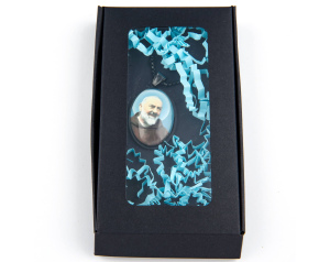 Medalion Metalowy Święty Ojciec Pio