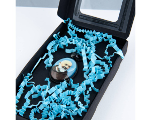 Medalion Metalowy Święty Ojciec Pio