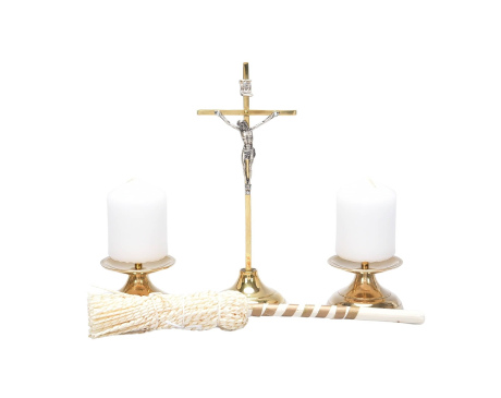 Komplet kolędowy odlewany mały pręt złoty