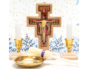 Zestaw Kolędowy Drewniany Krzyż Franciszkański