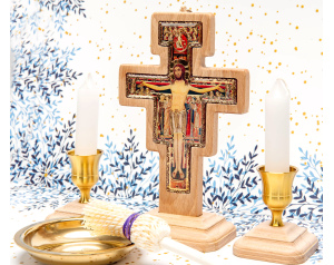 Zestaw Kolędowy Drewniany Krzyż Franciszkański