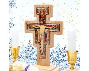 Zestaw Kolędowy Drewniany Krzyż Franciszkański