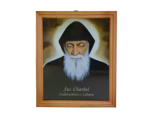 Obrazek w ramce święty Charbel
