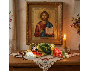 Figurka Święty Józef Śpiący Kolorowy 12 cm
