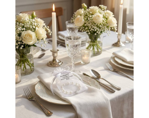 Różaniec 10 kulka perłowa