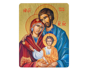 Ikona Religijna święta Rodzina 10 x 14 cm