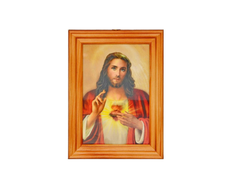 Obrazek w ramce Serce Pana Jezusa 10 x 15