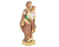 Figurka świętego Józefa 11 cm Biała