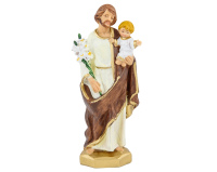 Figurka świętego Józefa 17 cm Biała