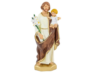 Figurka świętego Józefa 17 cm Biała