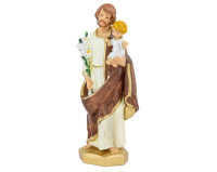 Figurka świętego Józefa 17 cm Biała