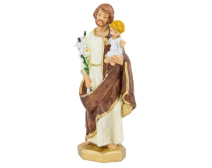 Figurka świętego Józefa 17 cm Biała