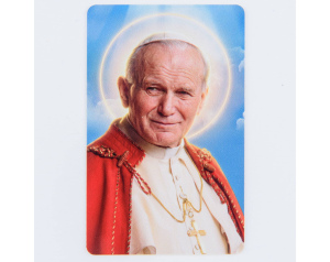 Karta modlitewna z Janem Pawłem II