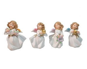Figurka Aniołek 4 wzory 12,5 cm