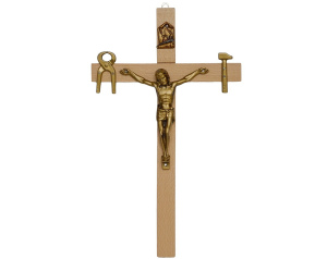 Krzyż Saletyński 28 cm jasny