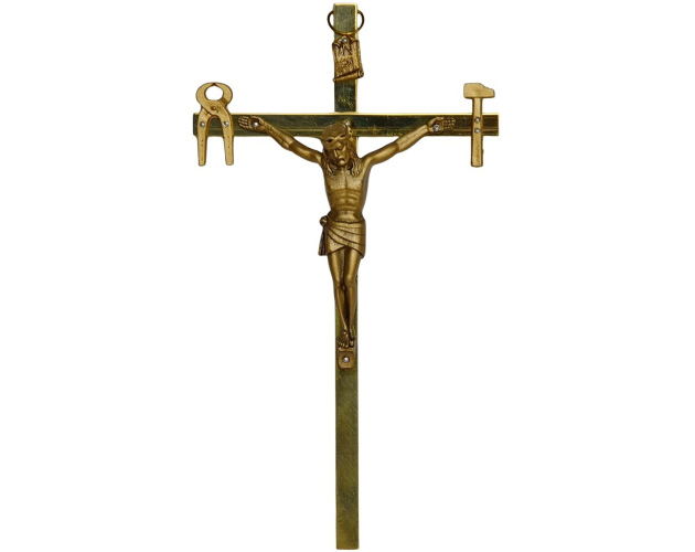 Krzyż Saletyński 20 cm metalowy