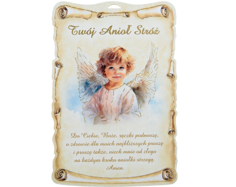 Obrazek Twój Anioł Stróż Pamiątka Chrztu świętego