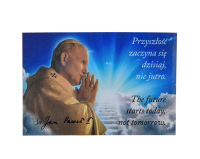 Magnes Jan Paweł II Przyszłość - w jęzku polskim i angielskim