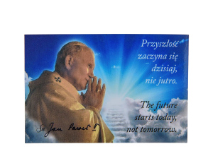 Magnes Jan Paweł II Przyszłość - w jęzku polskim i angielskim