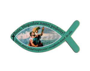 Rybka Zielona Św. Krzysztof Sklejka