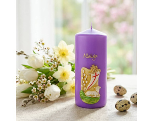 Świeca Wielkanocna z Barankiem