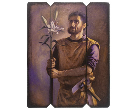 Ikona Tryptyk święty Józef Robotnik