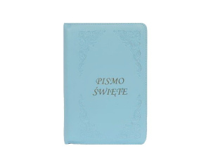 Pismo św. Biblia Tysiąclecia mała - błękitna paginowana