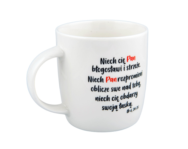 Kubek z Błogosławieństwem – ceramiczny kubek z cytatem, idealny na prezent