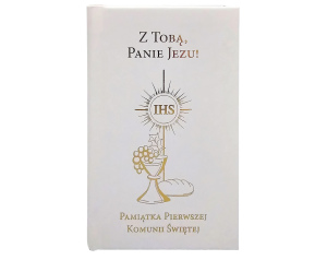Modlitewnik komunijny Z Tobą Panie Jezu biały