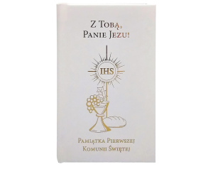 Modlitewnik komunijny Z Tobą Panie Jezu biały