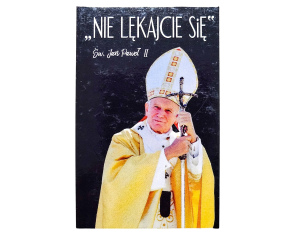 Magnes Nie lękajcie się – Św. Jan Paweł II, czarne tło