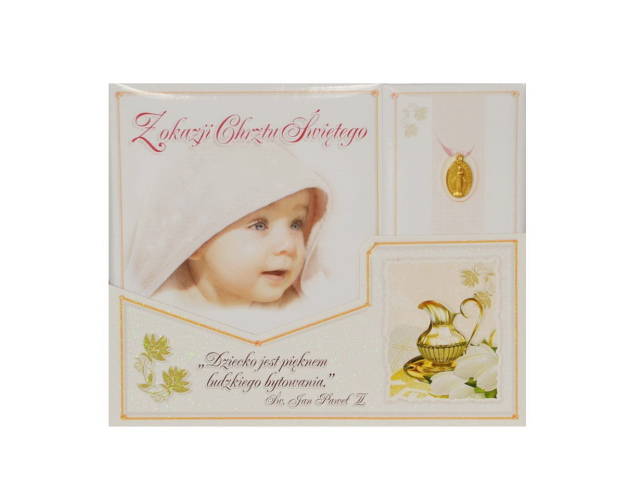 Pamiątka z Okazji Chrztu Świętego (Dziewczynka)
