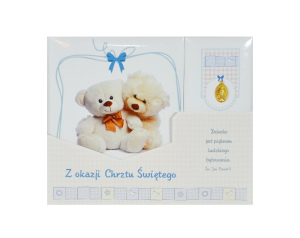 Pamiątka Z okazji Chrztu Świętego Misie