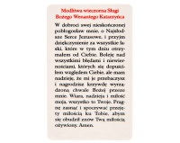 Karta z modlitwą Sługa Boży Wenanty Katarzyniec