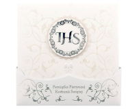 Pamiątka I Komunii Świętej – IHS srebrny, eleganckie ornamenty