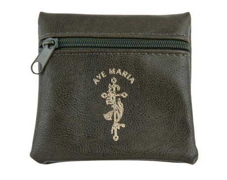Etui na różaniec Ave Maria – kolor khaki