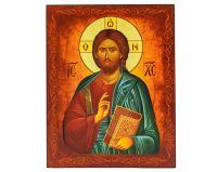 Ikona religijna – Jezus Pantokrator w geście błogosławieństwa