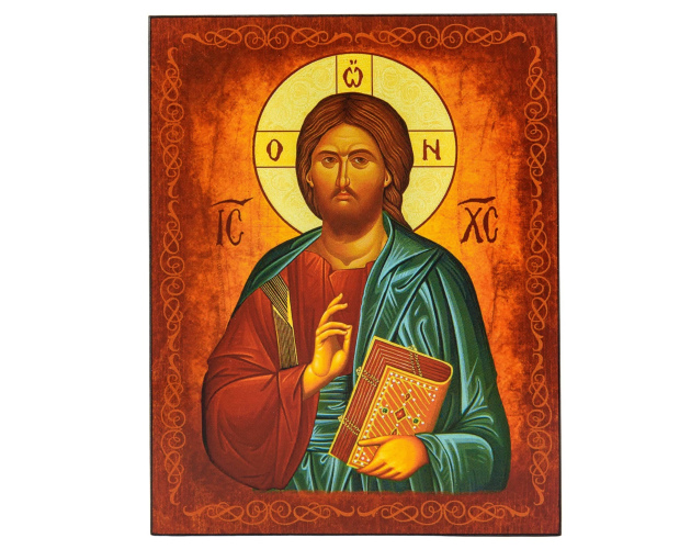Ikona religijna – Jezus Pantokrator w geście błogosławieństwa