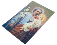 Puzzle religijne – święty Józef z Dzieciątkiem Jezus i lilią
