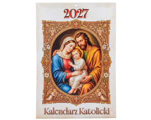 Kalendarz katolicki Święta Rodzina – religijny kalendarz ścienny na rok 2027