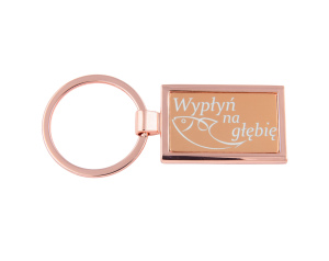 Brelok „Wypłyń na głębię” z symbolem ryby