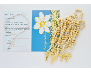 Margaretka Modlitwa Za Kapłanów Zestaw Drewno Jasne