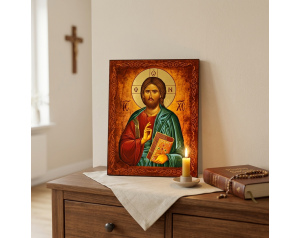 Ikona religijna – Jezus Pantokrator w geście błogosławieństwa
