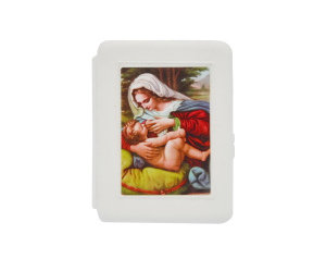 Pudełko na różaniec Matka Boska Karmiąca